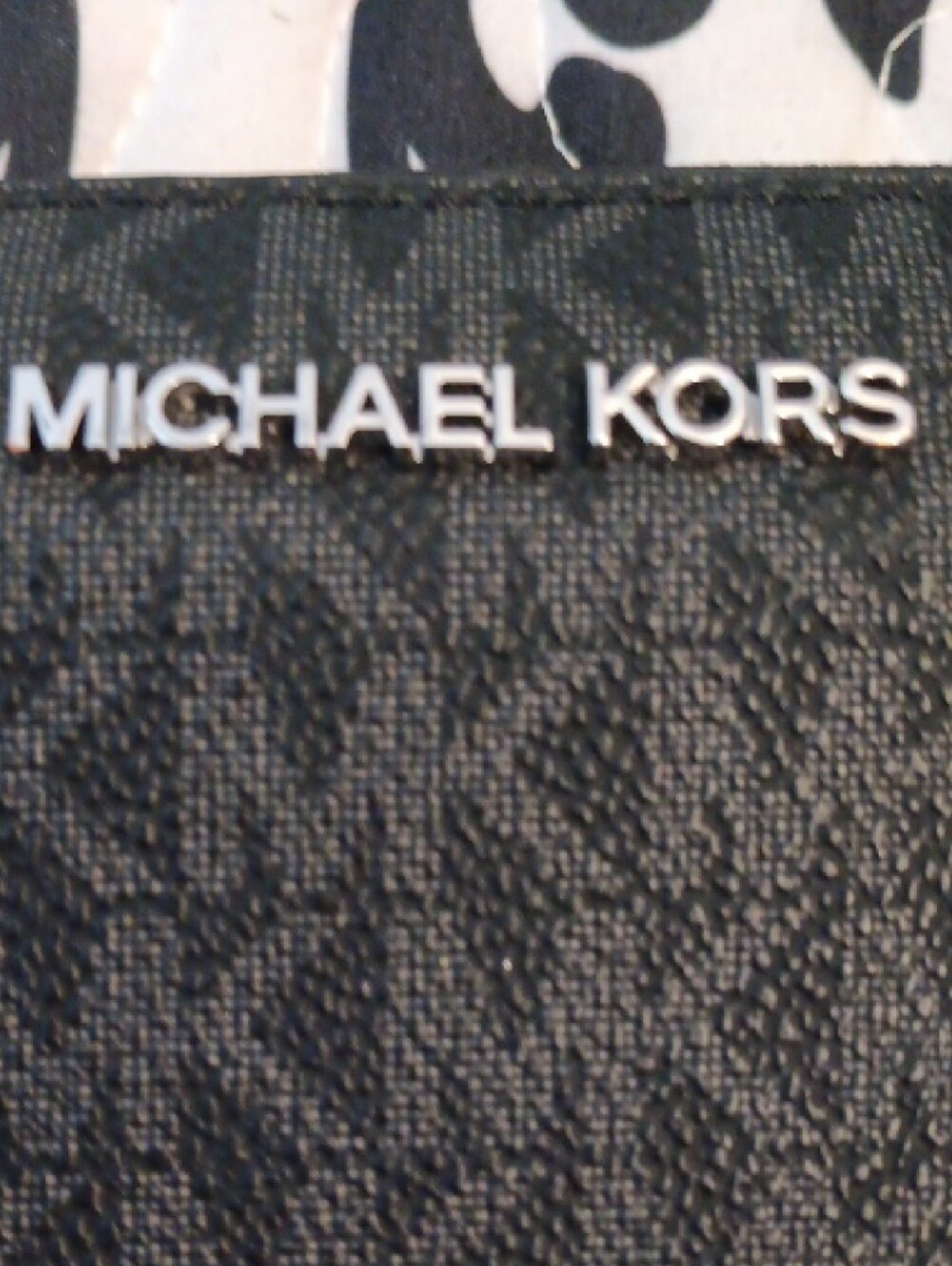 Michael Kors Black Leather Wristlet with Silver Hardware - Picture 16 of 16